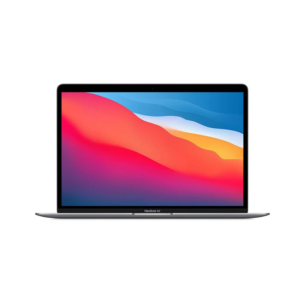 Apple MacBook Air M1 chip Laptop 8GB RAM, 256GB SSD 13.3-inch/33.74 cm Retina Display, Backlit KB, FaceTime HD Camera, Touch ID, Space Gray MGN63HN/A